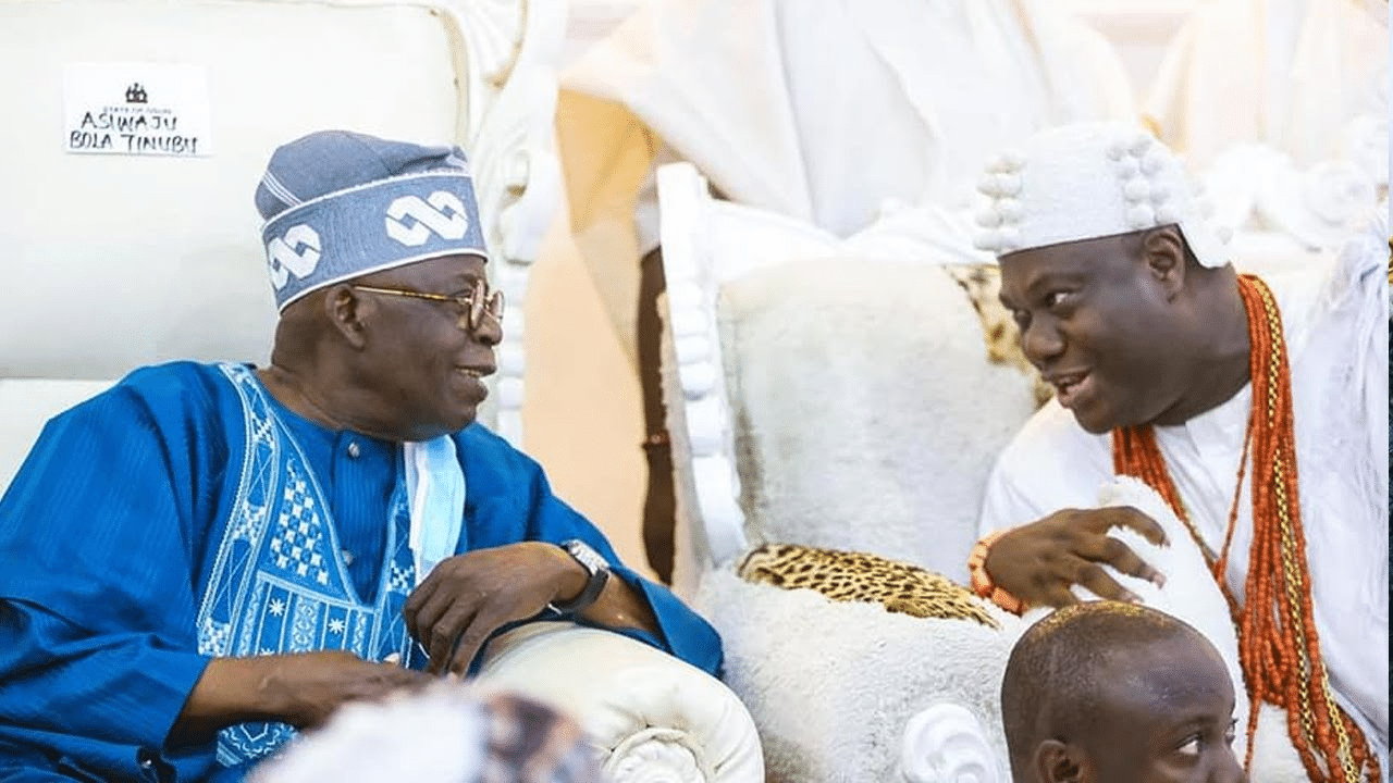 Tinubu and Ooni of Ife