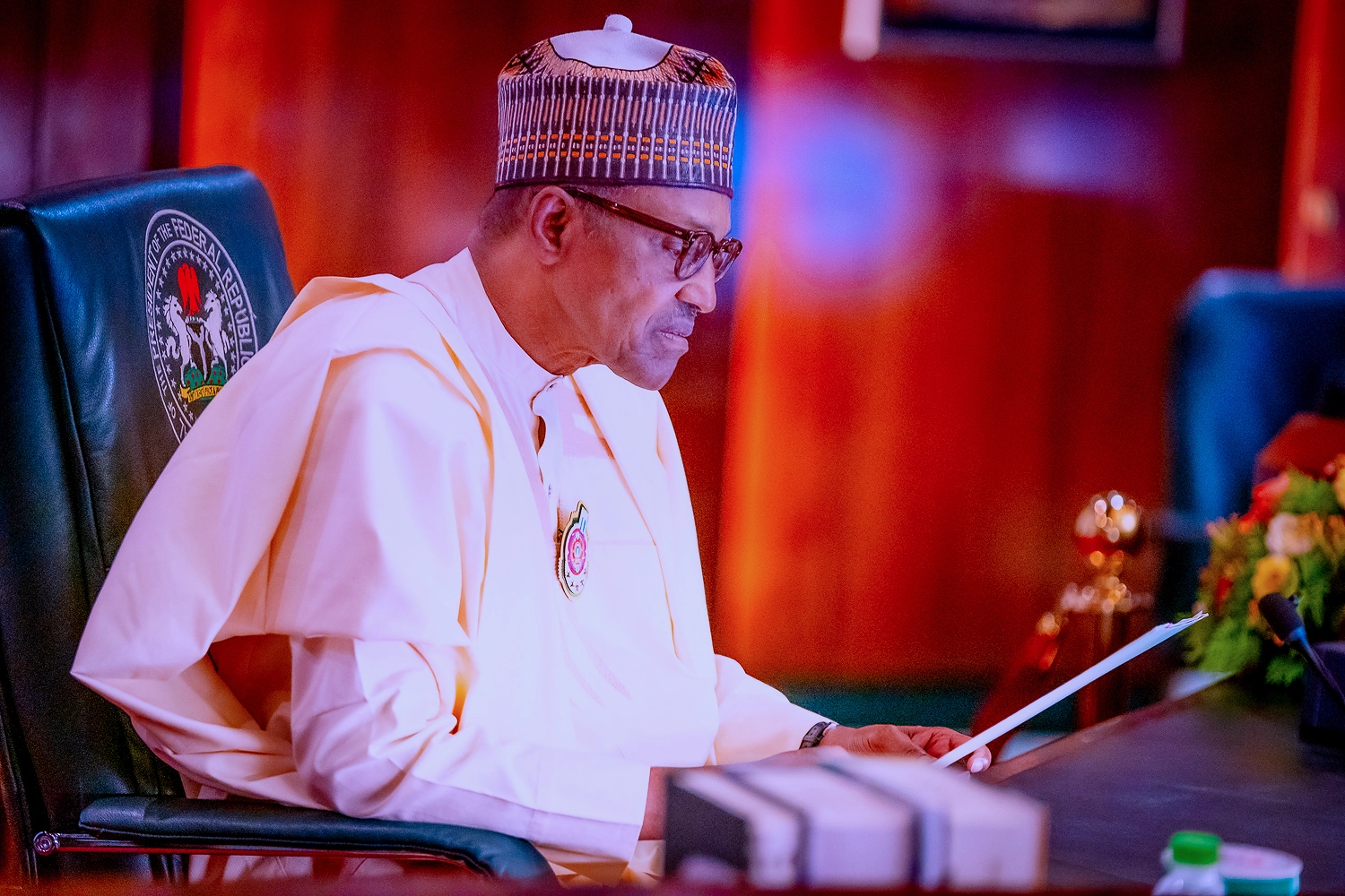 Buhari at FEC