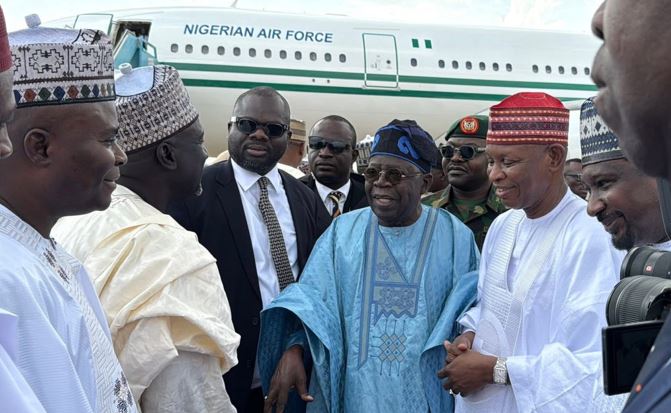Tinubu Visits Kano For Late Dantata 1sk