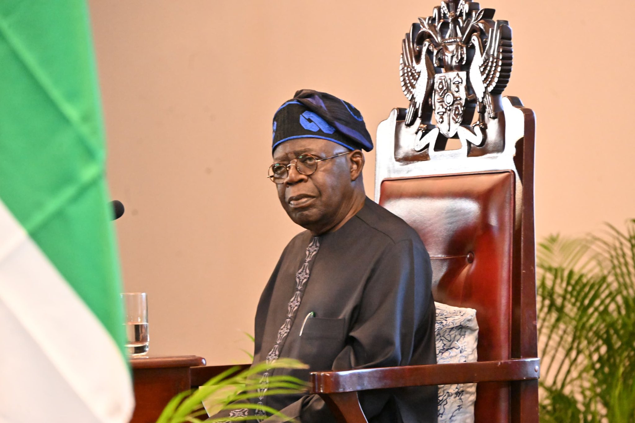 President Bola Tinubu addressing a special joint sitting of the Senate and House of Assembly of Saint Lucia at Sandals Grande Gros Islet. Monday June 30 2025.4