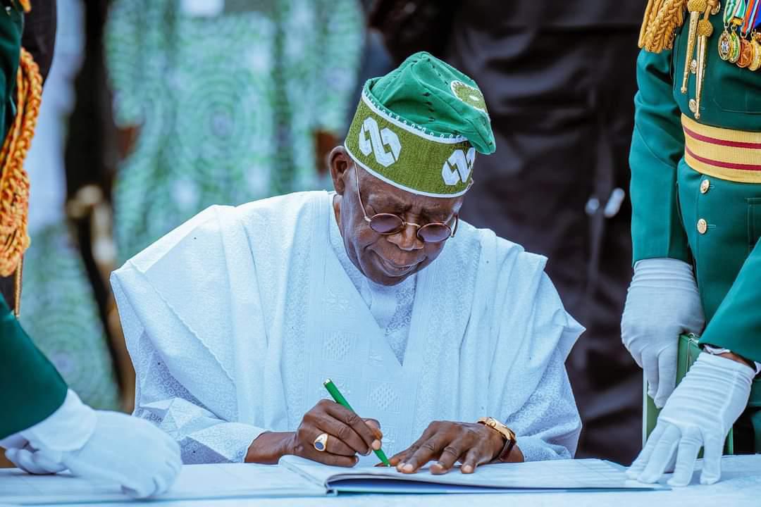 Tinubu signs 1