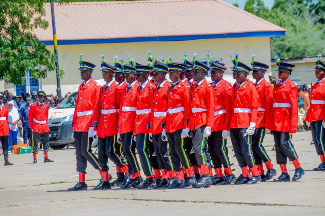 Nigeria Police Constables passing out
