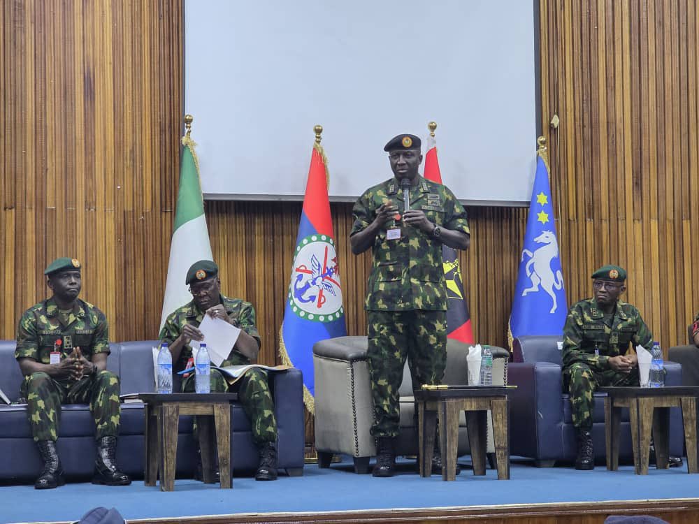 COAS Shaibu speaking