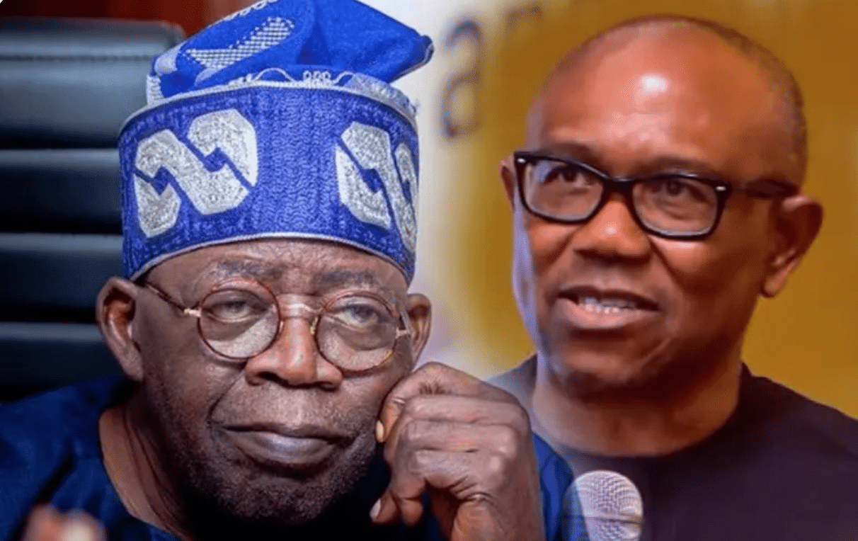 Peter Obi and Tinubu