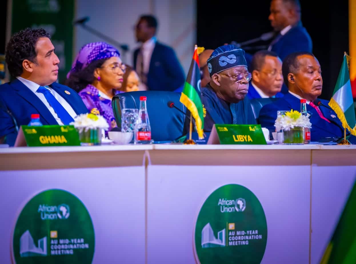 President Bola Tinubu at ECOWAS Meeting