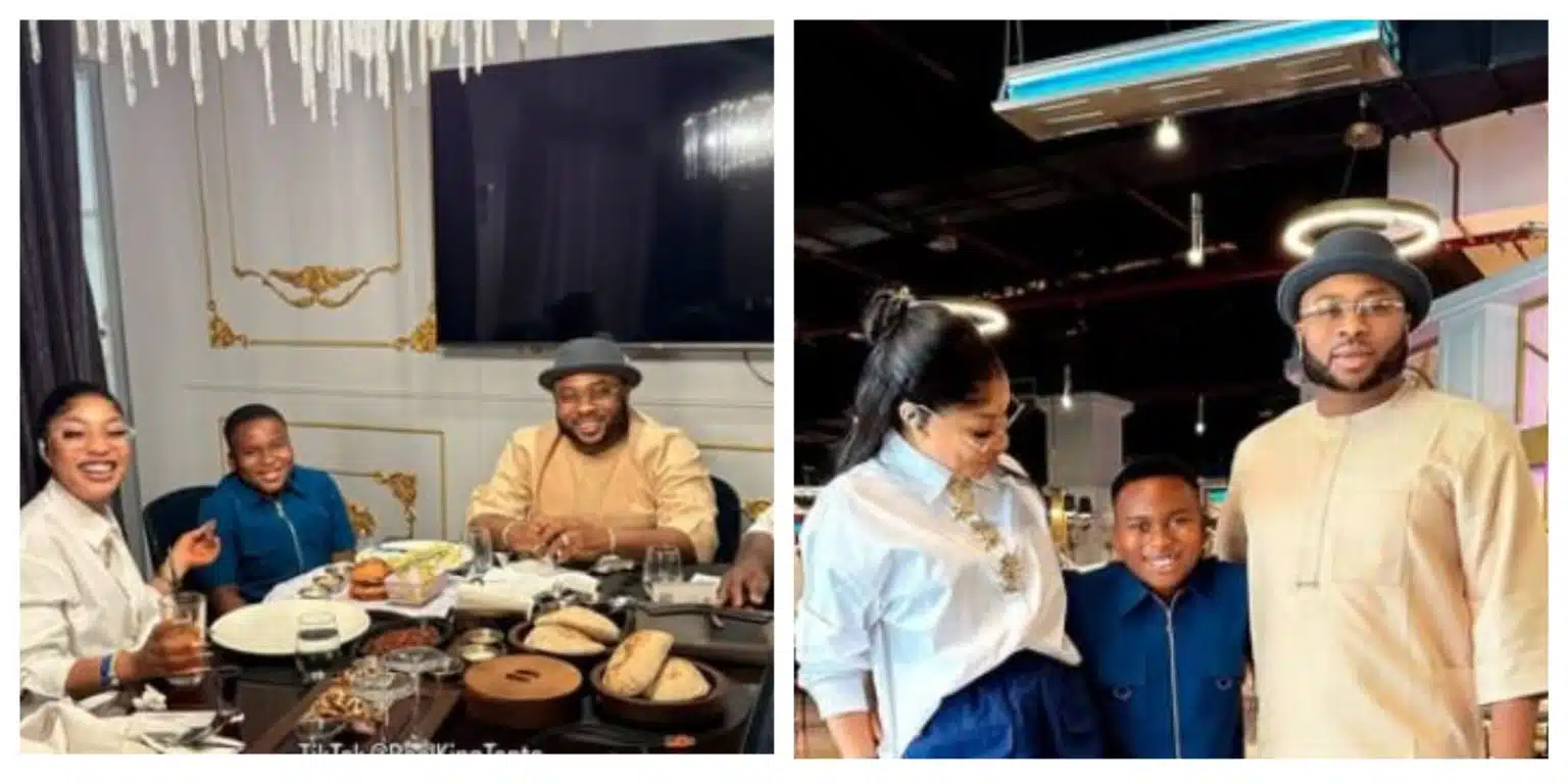 Tonto Dikeh and Olakunle Churchill