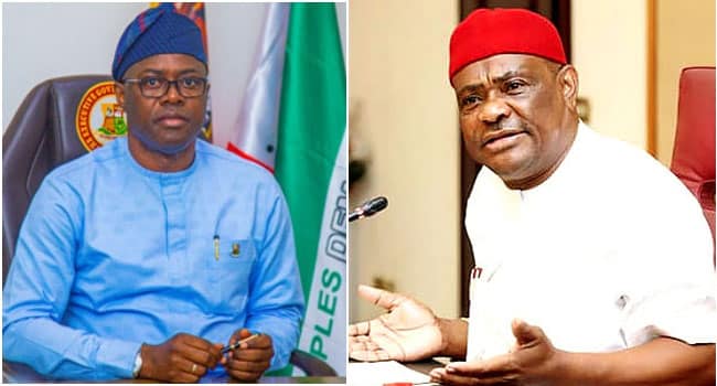 Seyi Makinde and Nyesom Wike