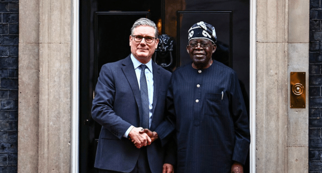 UK PM Keir Starmer and President Bola Tinubu