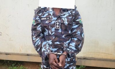 Arrested Police Officer