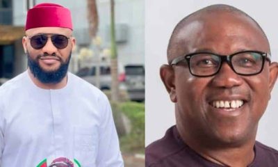 L R Nollywood Actor Yul Edochie and ADC Chieftain Peter Obi