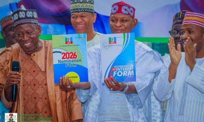 Governor Yusuf Receives APC Nomination form