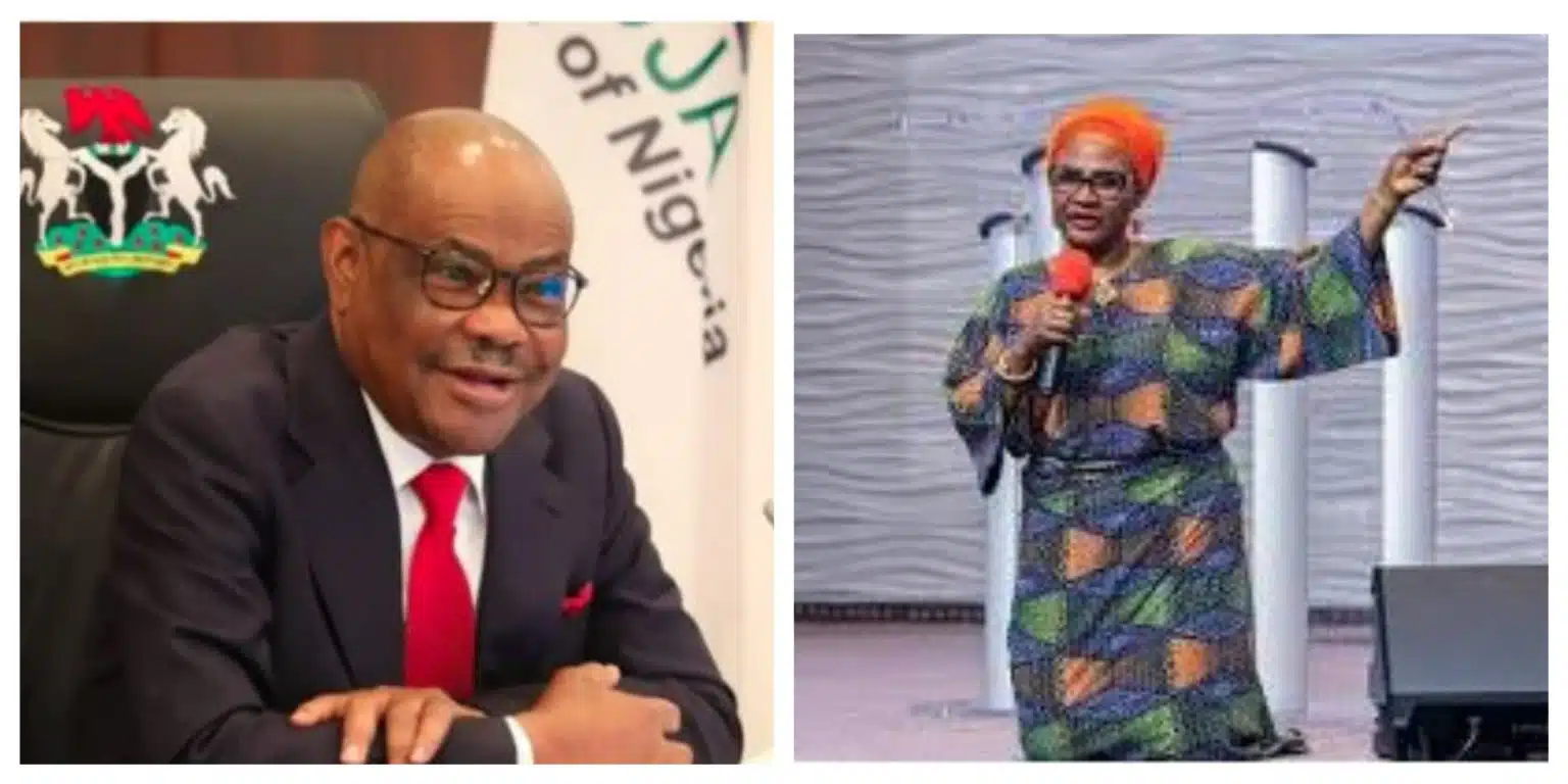 L R FCT Minister Nyesom Wike and Abuja Based Pastor