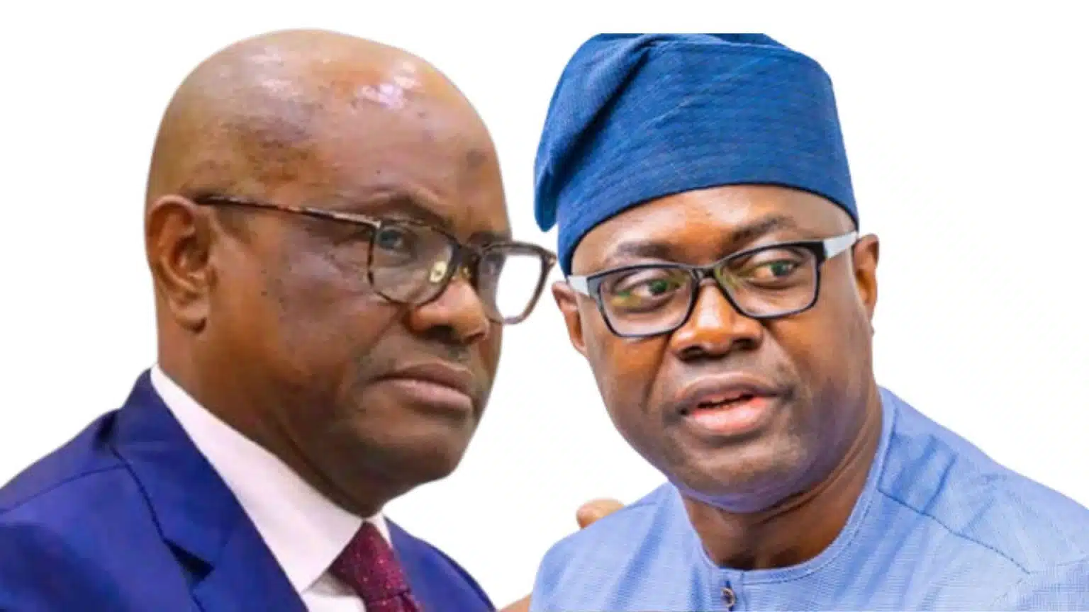 L R The Minister Federal Capital Territory Nyesom Wike and Oyo State Governor Seyi Makinde