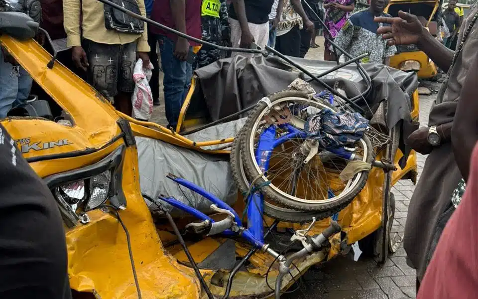 Lagos Tricycle Accident