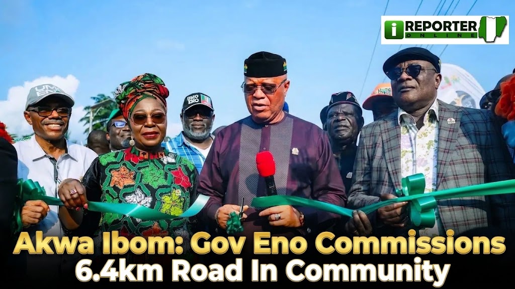 Akwa Ibom: Gov Eno Commissions 6.4km Road In Community