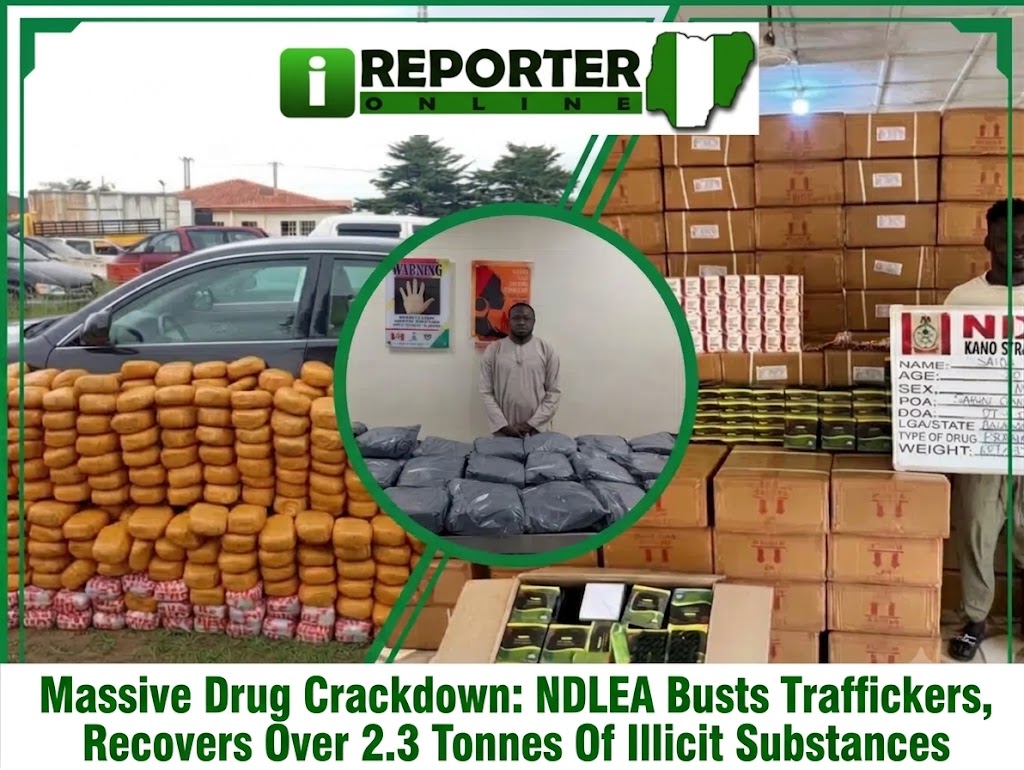Massive Drug Crackdown: NDLEA Busts Traffickers, Recovers Over 2.3 Tonnes Of Illicit Substances
