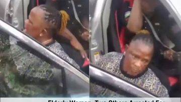 Elderly Woman, Two Others Arrested For Allegedly Ass@ulting Police Officers In Ogun