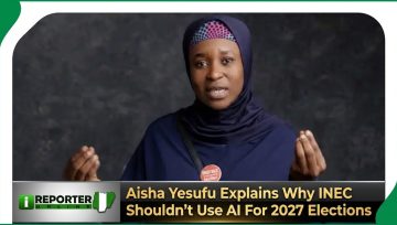 Aisha Yesufu Explains Why INEC Shouldn’t Use AI For 2027 Elections