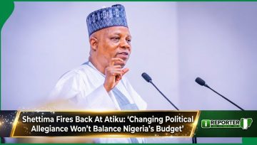 Shettima Fires Back At Atiku: ‘Changing Political Allegiance Won’t Balance Nigeria’s Budget