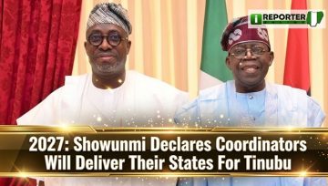 2027: Showunmi Declares Coordinators Will Deliver Their States For Tinubu