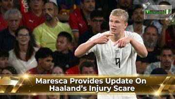 Maresca Provides Update On Haaland’s Injury Scare