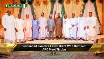 Suspended Zamfara Lawmakers Who Dumped APC Meet Tinubu